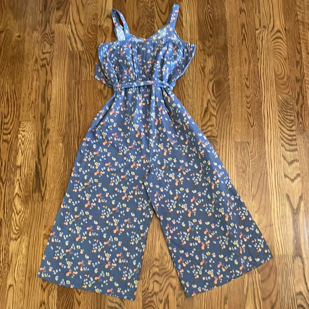 Justice Jumpsuit Girl’s Floral Size 16